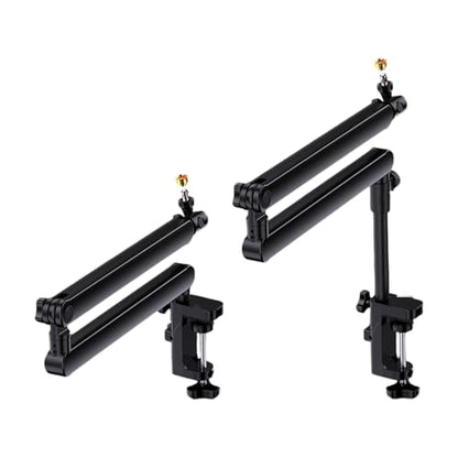 Functional Metal Mic Stand with Cable Management Systems Perfect for Live Broadcast Vocal Adjustable Boom Arm