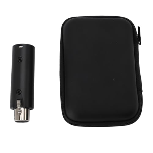 Professional +35dB in Line Microphone Preamp Booster for Dynamic Mics, Ultra Low Noise 48V Amplifier for Streaming & Vocal Recording