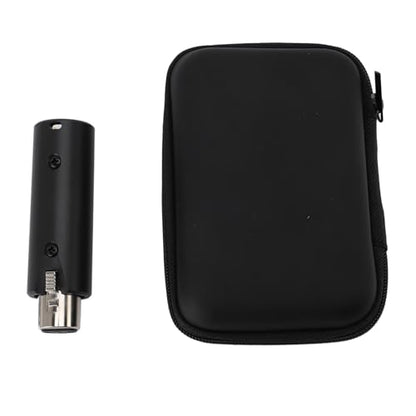 Professional +35dB in Line Microphone Preamp Booster for Dynamic Mics, Ultra Low Noise 48V Amplifier for Streaming & Vocal Recording