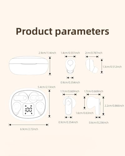 2 Pairs Invisible Small Mini Earbuds Wireless Bluetooth Sleep Hidden Headphones Sleeping Micro Smallest Discreet Tiny Low Profile Earbud Earphone Ear Buds for Small Ear Canal Women, Work, Side Sleeper - color: Purple