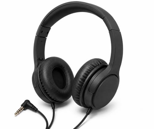 Faux Leather Ear Pad Replacement Cushions, Headphone Earphone Headset Disposable Covers (65mm - 2.55") 5 Pairs - color: Leather Black, size: 65mm