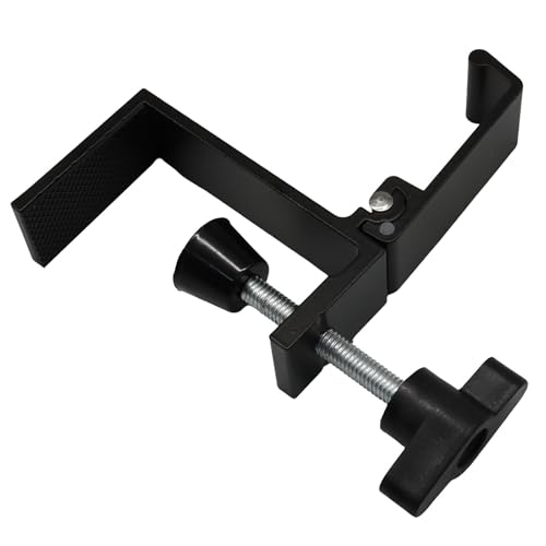 Foldable Aluminum Headphone Hanger, Black | Desk Bag Hook Holder, Headset Stand Hook Mount, Under Desk Clamp Mount, For Gaming, Office & Home Organization