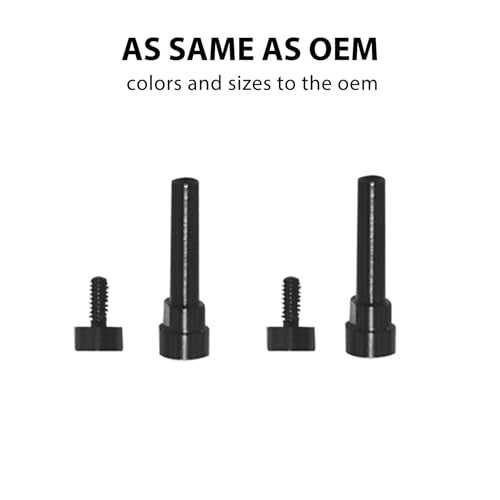 Metal Swivel Pin Hinge Screw Repair Kit for Bose QC45/QC35 | Durable metal swivel pins, gaskets and screws, compatible with QC35, QC35 II, QC45 and QC SE, easy to fix broken headphone - color: Black