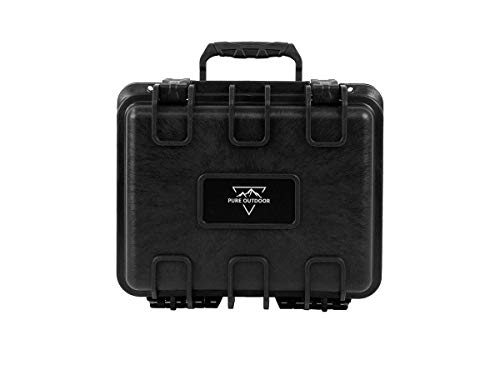 Monoprice Weatherproof/Shockproof Hard Case - Black Ip67 Level Dust and Water Protection Up to 1 Meter Depth with Customizable Foam, 10" x 9" x 7", 6.6 Liter - color: Black, size: 6.6 Liter, style: Case