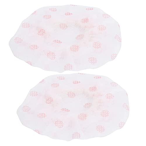 120 Pcs Microphone Caps Disposable | Non - Woven Particle & Saliva Guard Replacement Covers for Handheld Microphones/Home/Studio | 7x7.6cm (red dot white) - color: red dot white
