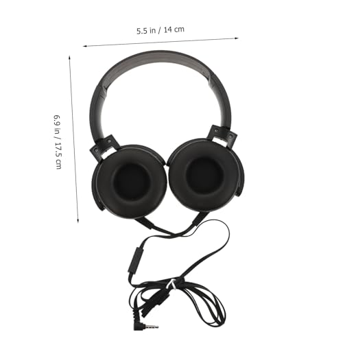 SHINEOFI Lightweight Wired Over Ear Gaming Headset with Surround Sound Stereo Noise Isolating Microphone Comfortable Breathable Earmuffs for Computer and Long Gaming Sessions