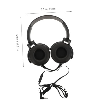 SHINEOFI Lightweight Wired Over Ear Gaming Headset with Surround Sound Stereo Noise Isolating Microphone Comfortable Breathable Earmuffs for Computer and Long Gaming Sessions