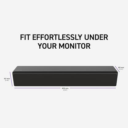 Creative Stage SE mini Compact Under-monitor Soundbar with Bluetooth 5.3, USB Digital Audio, for PC and mobile (Renewed)
