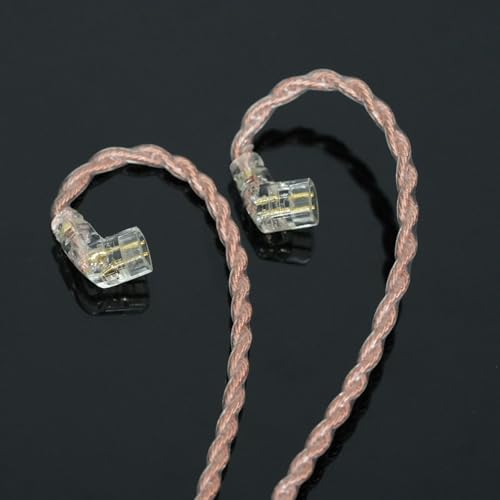 4Core Earphone Upgrade Cable Pure Copper in Ear Monitor Wire 2 Pin Replacement IEM Cable with 2.5MM Plug for KZ ZSN PRO ZS10 PRO EDX CCA CRA C12 TRN V90s Earphones - style: CPin,2.5mm Plug