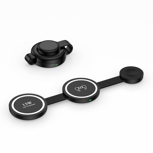 18W Fast Wireless Charger Pad 3 in 1 Foldable Wireless Charging Station