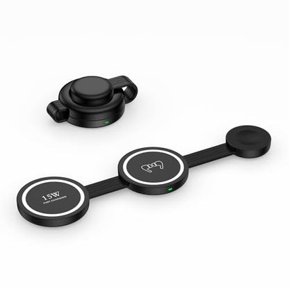 18W Fast Wireless Charger Pad 3 in 1 Foldable Wireless Charging Station