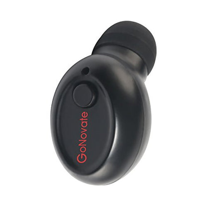 G8 Bluetooth Earpiece Wireless Headphone Mini Invisible Earbud, 6 Hrs Playtime 2 Magnetic USB Chargers Tiny Smallest Headset Single Car Earphone with Mic for Samsung Galaxy (1 Piece) - color: Black