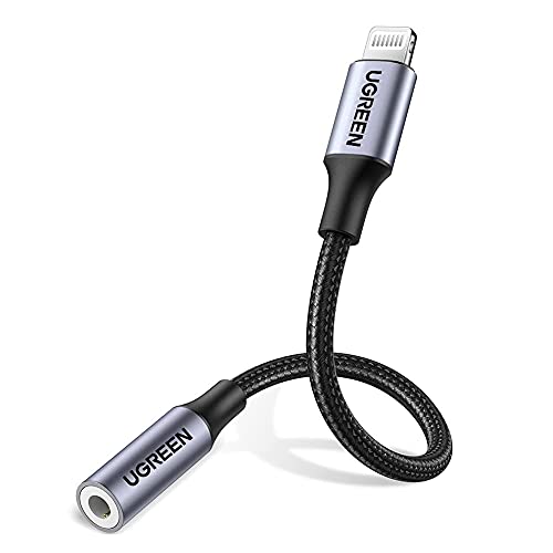 UGREEN Lightning to 3.5mm Adapter for iPhone and USB C to 3.5mm Audio Adapter Bundle
