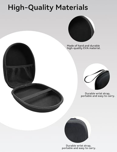 MAS CARNEY Over Ear Headphones Case for Sony, JBL, Anker, KVIDIO and School - color: Pink, style: Over-Ear Headset Case