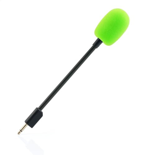 LEFXMOPHY Green Windscreen for Razer BlackShark V2 / V2 Pro / V2 X/Kaira Pro Gaming Headset Microphone Wind Muff Mic Foam Cover, 3-Pack - color: 3Pack Green
