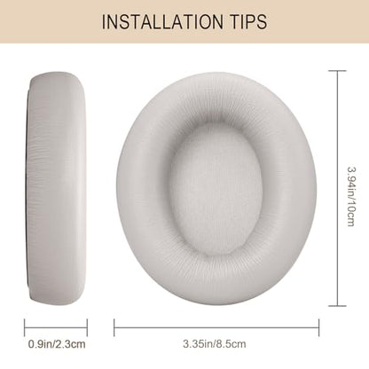 Ear Pads Replacement for Beats Studio Pro Headphone Earpads | Studio Pro Cushions with Protein Leather Strong Adhesive (Sandstone) - color: Sandstone
