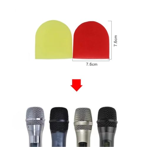 200pcs Disposable Microphone Cover With Thin Dust-proof And Water-resistant Protective Cover(Black) - color: Black