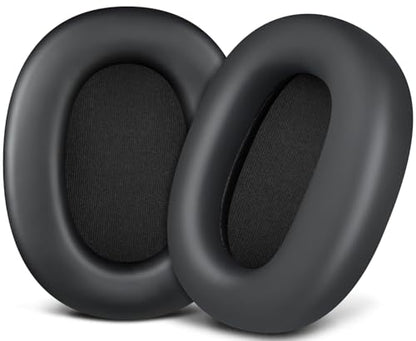SOULWIT Earpads Replacement for Sony WH-1000XM6(WH1000XM6) Noise Canceling Headphones, Ear Pads Cushions with Soft Protein Leather and High-Density Memory Foam - Black - color: Black