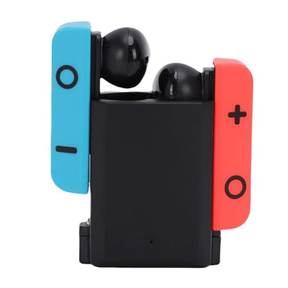 AMONIDA Wireless Earbuds for Games, Bluetooth 5.4 Earphones with Charging Case, Active Noise Cancelling Earbuds, Low Latency Stable Connection Balanced Sound