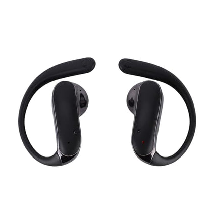 Diydeg Wireless Earbuds, IP54 Waterproofing BT5.49 Sport Headphones with Earhooks, No Sound Leakage, Touch Control Earphones for Gym, Running, Meeting, Workout (Black) - color: Black