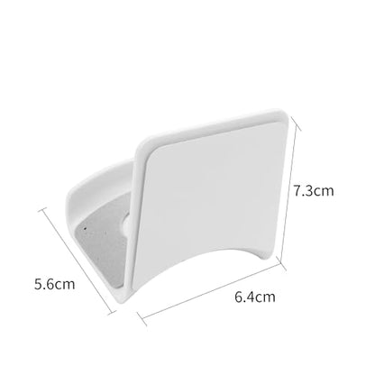 YAODHAOD Headset Hanger Holder Wall Mount, Sticky Headset Stand Holder Clip Under Desk for All Headphone/Controller (White,Wall-Mounted) - color: White, size: Wall-Mounted