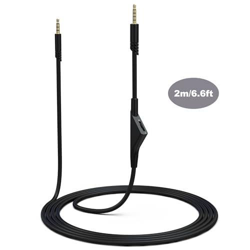 A40 Headset Audio Cable Compatible with Astro A10 A40 A40TR Gaming Headset Cable for PC/PS4/Xbox/Laptop/Smartphones, 3.5mm(1/8") Detachable Audio Cable with Sliding Volume Adjustment - style: TPE