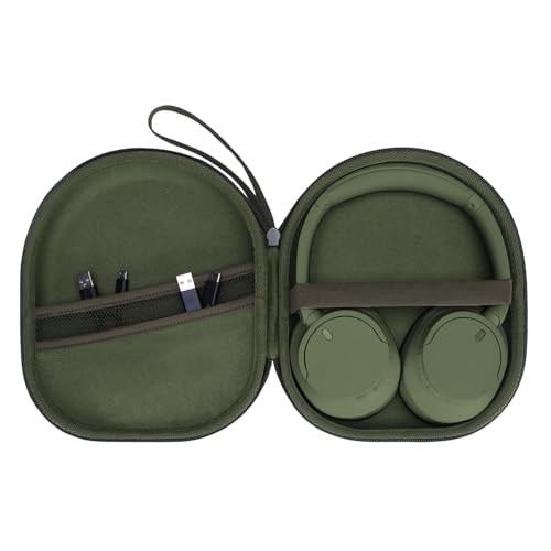 Headphone Headset Case Compatible with Sony WH-CH720N WH-CH520 WH-CH510 WH-CH710N XB900N WH-CH700N Noise Canceling Wireless Headphones,Hard Shell Travel Carrying Headset Cases, Army Green (Case Only) - color: Army Green