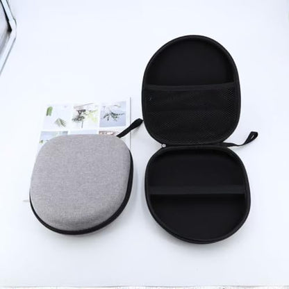 Headphone Case Hard Shell for JBL Sony Bose, Universal Over-Ear Carrying Case with Mesh Pocket, Shockproof Water-Resistant Travel Storage Bag, Gray