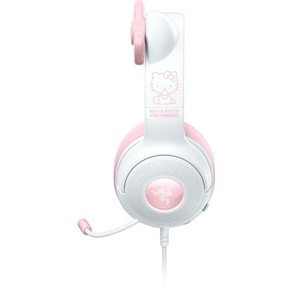 Razer Kraken Kitty V2 USB Wired Headset w/Kitty Ears, Hello Kitty Edition