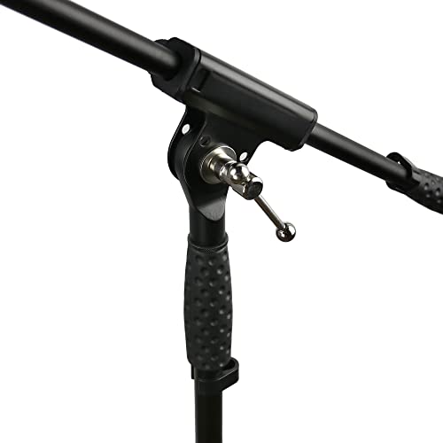 Gearlux Heavy-Duty Telescopic Boom Microphone Stand with Tripod Base and Adjustable Height up to 60 Inches - 1 Pack - color: 1-Pack, size: Tripod Base