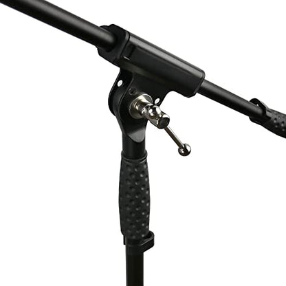 Gearlux Heavy-Duty Telescopic Boom Microphone Stand with Tripod Base and Adjustable Height up to 60 Inches - 1 Pack - color: 1-Pack, size: Tripod Base
