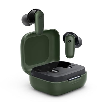 Soundcore P30i by Anker Noise Cancelling Earbuds, Hands-Free Viewing | Strong and Smart Noise Cancelling, Powerful Bass, 45H Playtime, 2-in-1 Case and Phone Stand, IP54, Bluetooth 5.4 - color: Green
