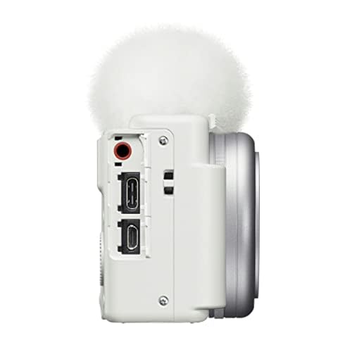 Sony ZV-1F Compact Digital Camera 4K Video White - color: White