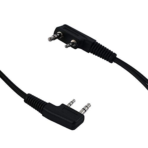 2-Wire Tube Earpiece Compatible with Baofeng UV-5R Kenwood TK-3360
