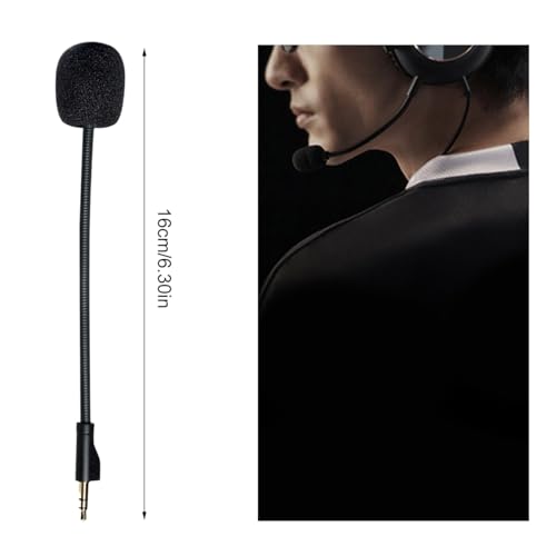Replacement Game Mic for Logitech G Pro X & G Pro Gaming Headset Detachable Microphone Boom Gaming Headsets 3.5mm Jack Noise Canceling Mic Only