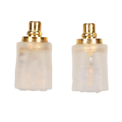 MMCX Cable Adapter Replacement for IE300 IE600 IE900 and N30 N40 N5005, MMCX to 0.78mm Female Connector Cable for HiFi Earphones with Durable One - Piece Des (Transparent) - color: Transparent