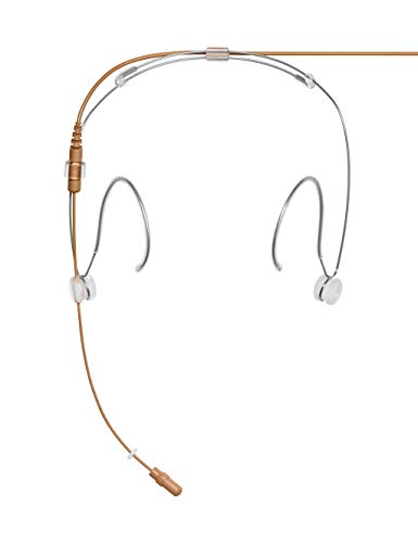 Shure DuraPlex Omnidirectional Headset Microphone, MTQG Connector, Cocoa (DH5C/O-MTQG) - color: Cocoa, style: mTQG/TA4F