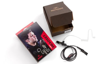 EH Acoustic Tube Earpiece/Headset with PTT and Mic Surveillance Kit for Motorola R5 XPR3300 XPR3500 XPR3000 walkie Talkie radios. One-Wire T-Series™ Headset. - style: For Motorola R5 XPR3300 XPR3500 radios