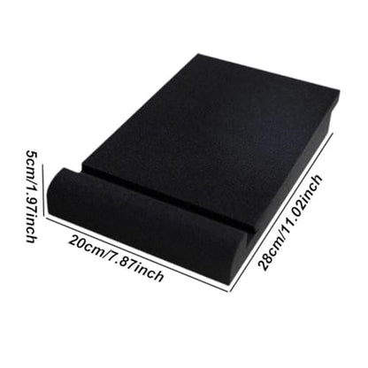 Studio Monitor Isolation Pad Sound Insulation,Fits Most Stands,Prevents Vibrations Acoustic Speaker Isolation Pad for Floor, M - size: M