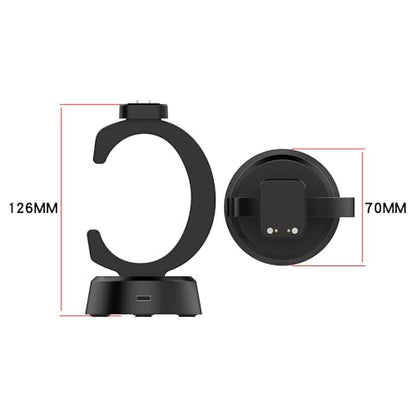 Charger Dock for Raycon Bone Conduction, Charger Replacement Upgraded Magnetic Watch Charging Stand with USB-C Charging Cable for Raycon Bone Conduction Headphones, Anti-Slip Station Base