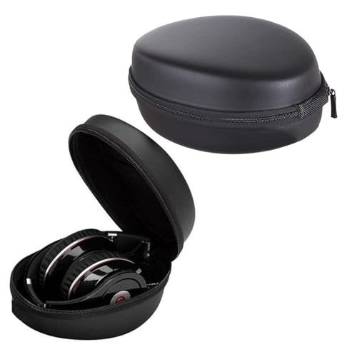 Headphone Case, Hard Shell Carrying Case for Over Ear Headphones Large Travel Bag Shockproof Scratch Resistant Portable Hard Travel Case Protective Carrying Storage Bag for Folding Headsets