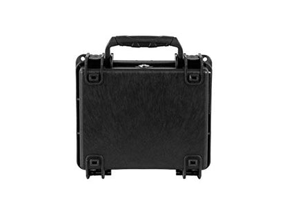 Monoprice Weatherproof Hard Case - With Customizable Foam, 7 x 6 x 2 Inch, Black - Pure Outdoor Collection - color: Black, size: 1 Liter, style: Case