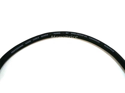Monoprice 104768 3-Feet Premier Series XLR Female to 1/4-Inch TRS Male 16AWG Cable gold - size: 3 Feet