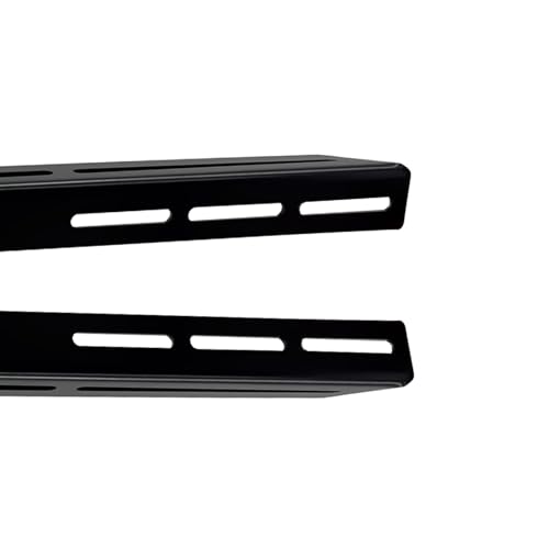 Steel Floor & Wall Mount Amplifier Rack Laser-Cut Audio Equipment Rack for Car Audio Sound System Coated with Black Powder