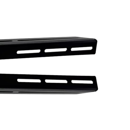 Steel Floor & Wall Mount Amplifier Rack Laser-Cut Audio Equipment Rack for Car Audio Sound System Coated with Black Powder