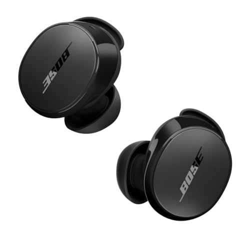 Bose QuietComfort Earbuds - True Wireless Bluetooth Earbuds with Active Noise Cancellation and Mic, USB-C Charging, IPX4 Rating, Up to 8.5 Hours of Playtime, Black - color: Black
