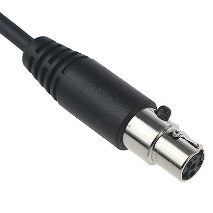 Headphone Cable U174 Plug to XLR5 Coiled Cable Aviation Aux Cord Replacement for Sound Devices