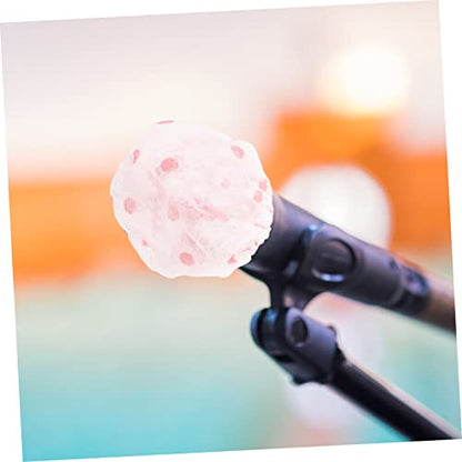 SUPVOX 100pairs Mic Covers Disposable Microphone Windscreen Cover Handheld Microphone Accessories for Music