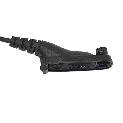 Noise Cancelling Sound Pick Up Over The Ear Boom Mic U94 Tactical Ptt Headphone for Motorola APX 6000 8000 XPR 6550 7550 7550e(Desert Tanm,NATO US Military Wired)