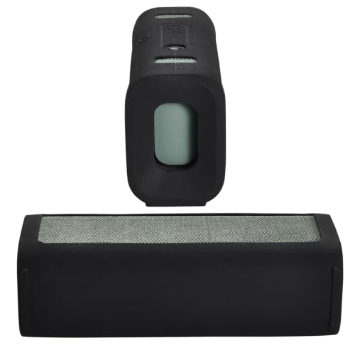 Case for Sony ULT Field 3 Speaker, Shockproof Non-Slip Cover | Custom-fit silicone cover, shockproof, non-slip grip, includes shoulder strap. Protects against scratches, dust, drops. - color: Black